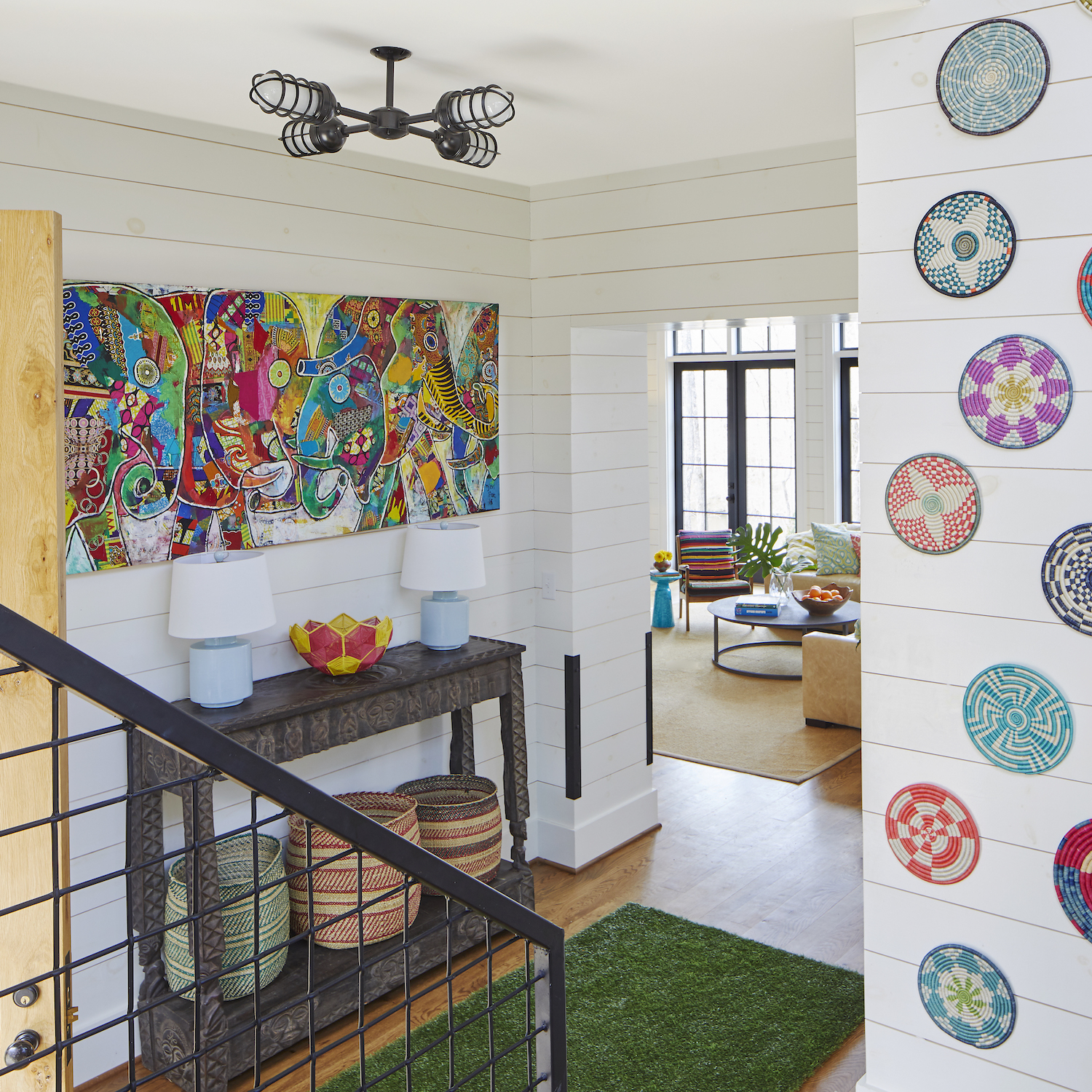 Sputnik 4-Light Chandelier | Photo Courtesy of Jean Allsopp and Birmingham Home and Garden